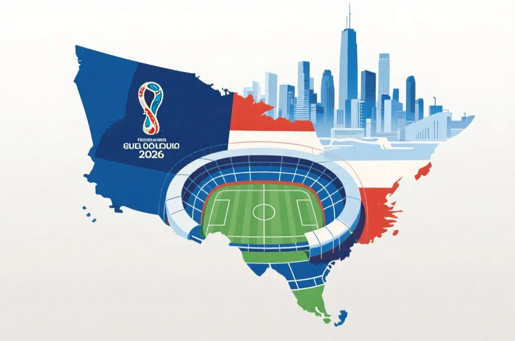 2026世界杯美加墨联合举办与城市版图示意